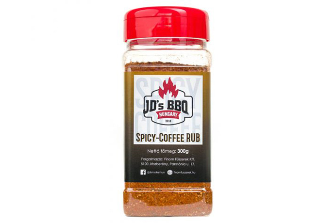 JD’S BBQ Hungary Spicy-Coffee Rub 300 g szóródobozban